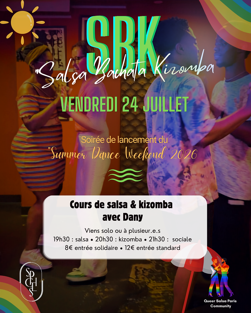 🪩 Soirée SBK Summer Dance Weekend SBK au Speechless ☀️ 🍹 🏳️🌈