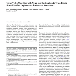 Congrats to Gina for her publication!