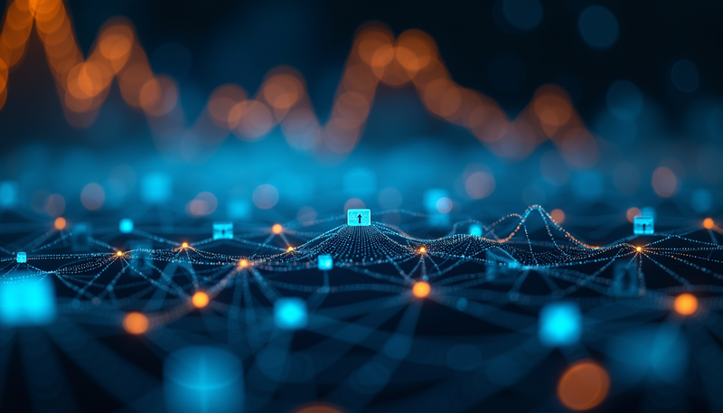 image of digital blockchain/hashgraph