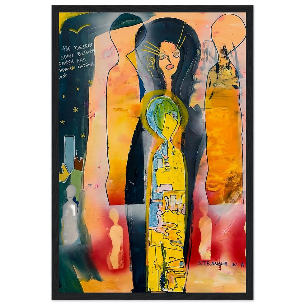 Thumbnail: The Desert’s Echo - Framed Poster Print