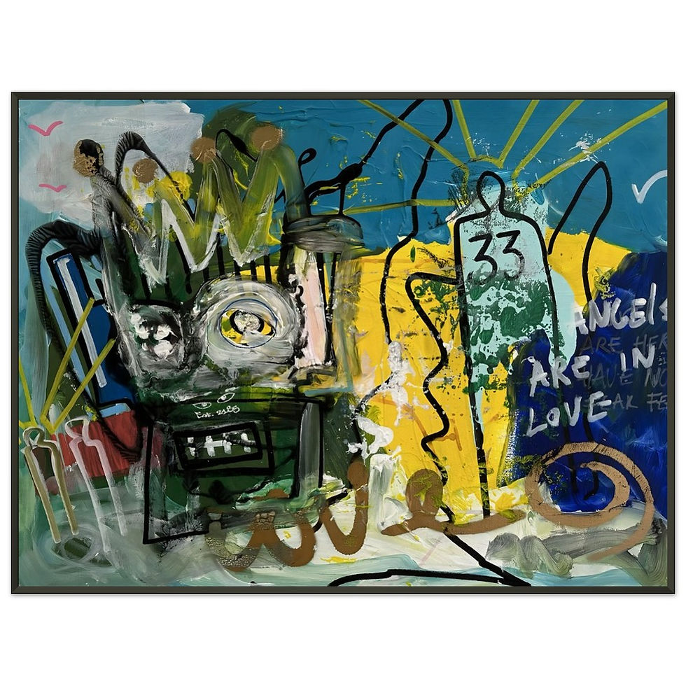 Thumbnail: The Fearless Angels - Framed Poster Print