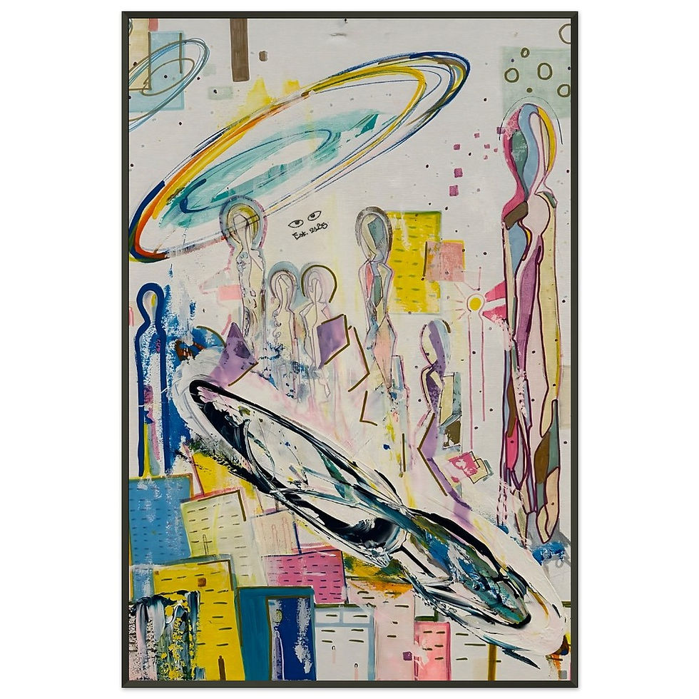 Thumbnail: The Mystical Eclipse - Framed Poster Print