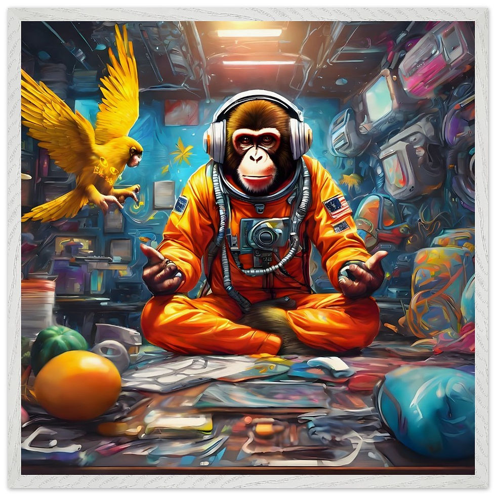 Thumbnail: Zen In Motion III - Framed Poster Print