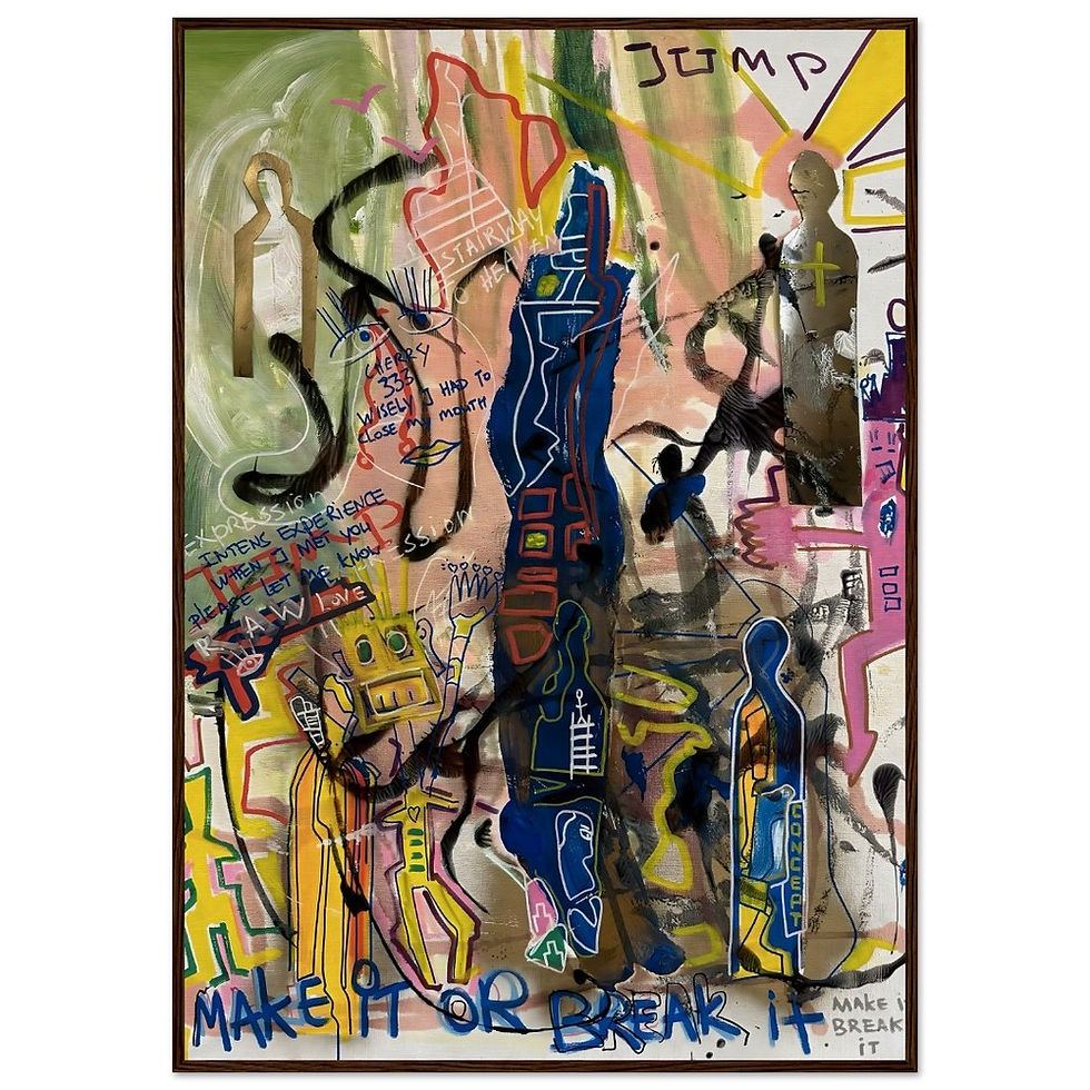 Thumbnail: Make It or Break It - Framed Poster Print
