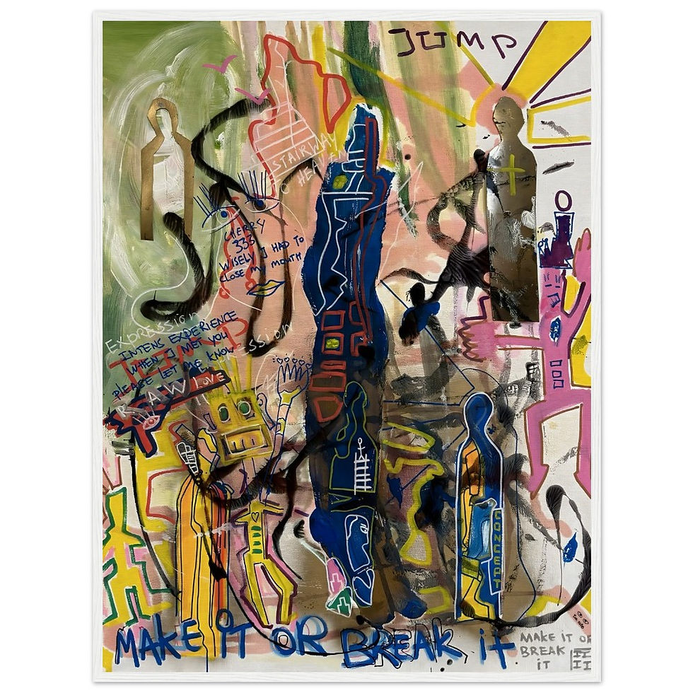 Thumbnail: Make It or Break It - Framed Poster Print