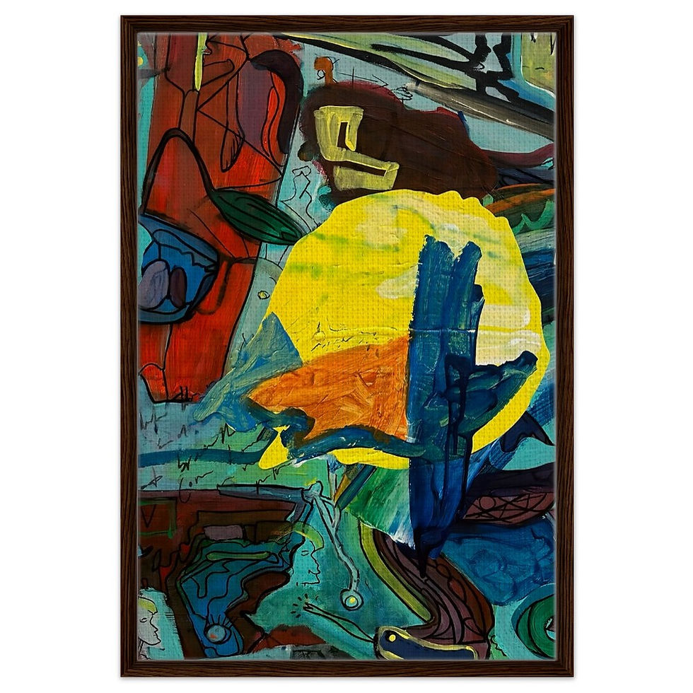 Thumbnail: The Journey to The Destination - (Framed) Canvas