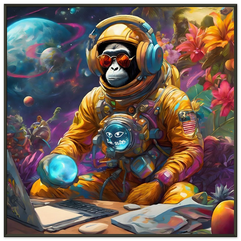 Thumbnail: Zen In Motion IV - Framed Poster Print