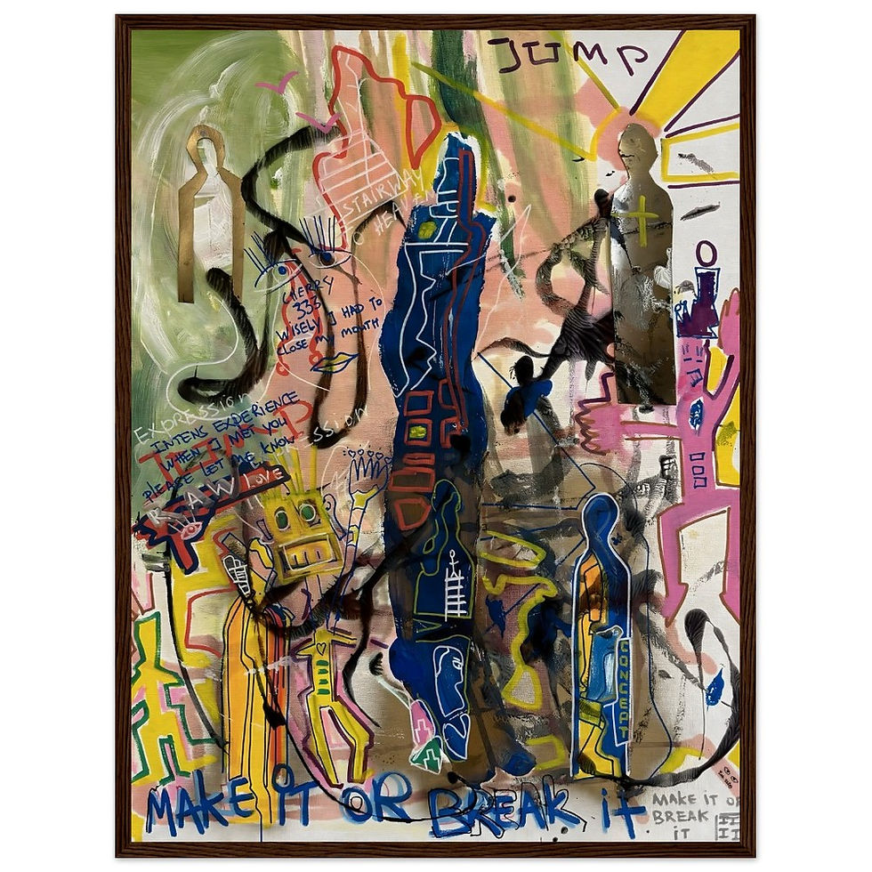 Thumbnail: Make It or Break It - Framed Poster Print