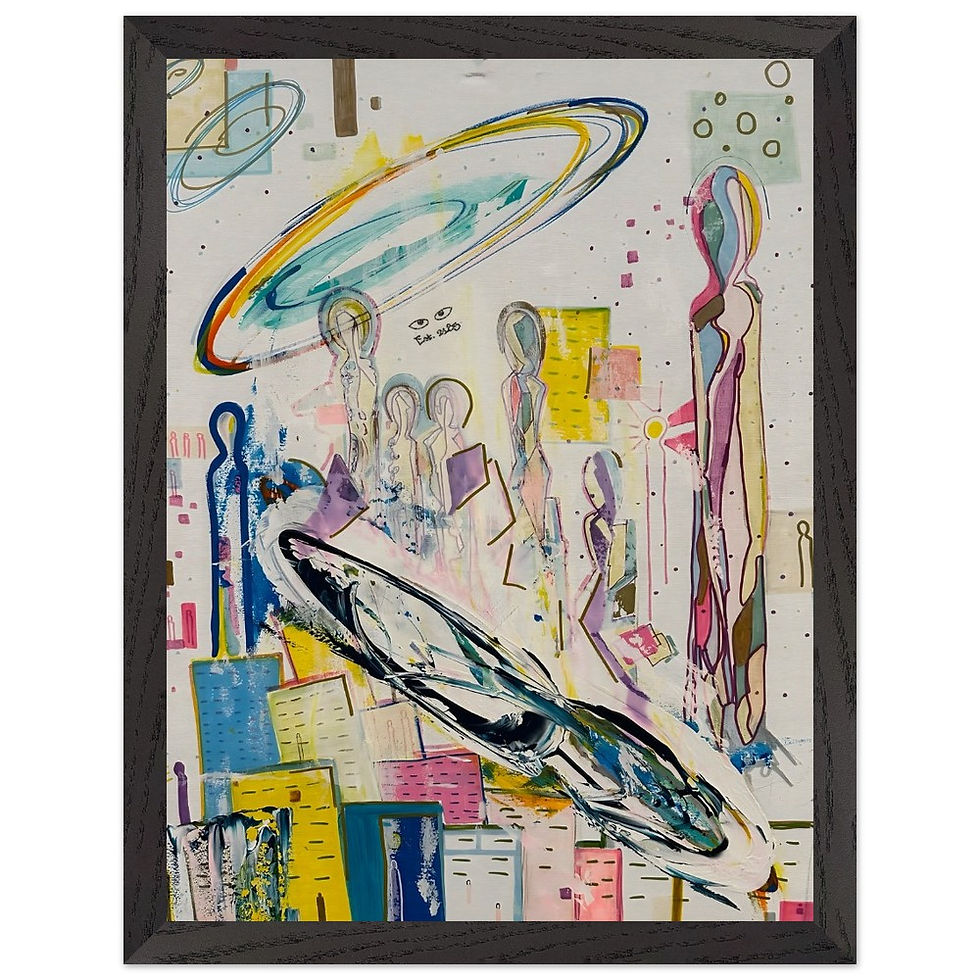 Thumbnail: The Mystical Eclipse - Framed Poster Print