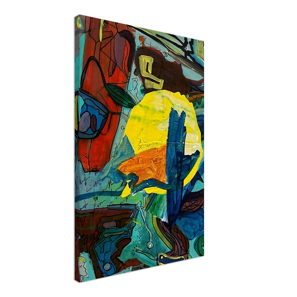 Thumbnail: The Journey to The Destination - (Framed) Canvas