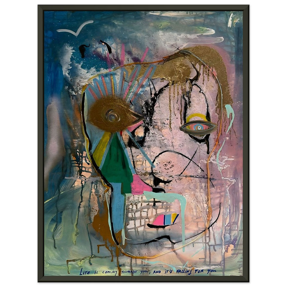 Thumbnail: The Present - Framed Poster Print