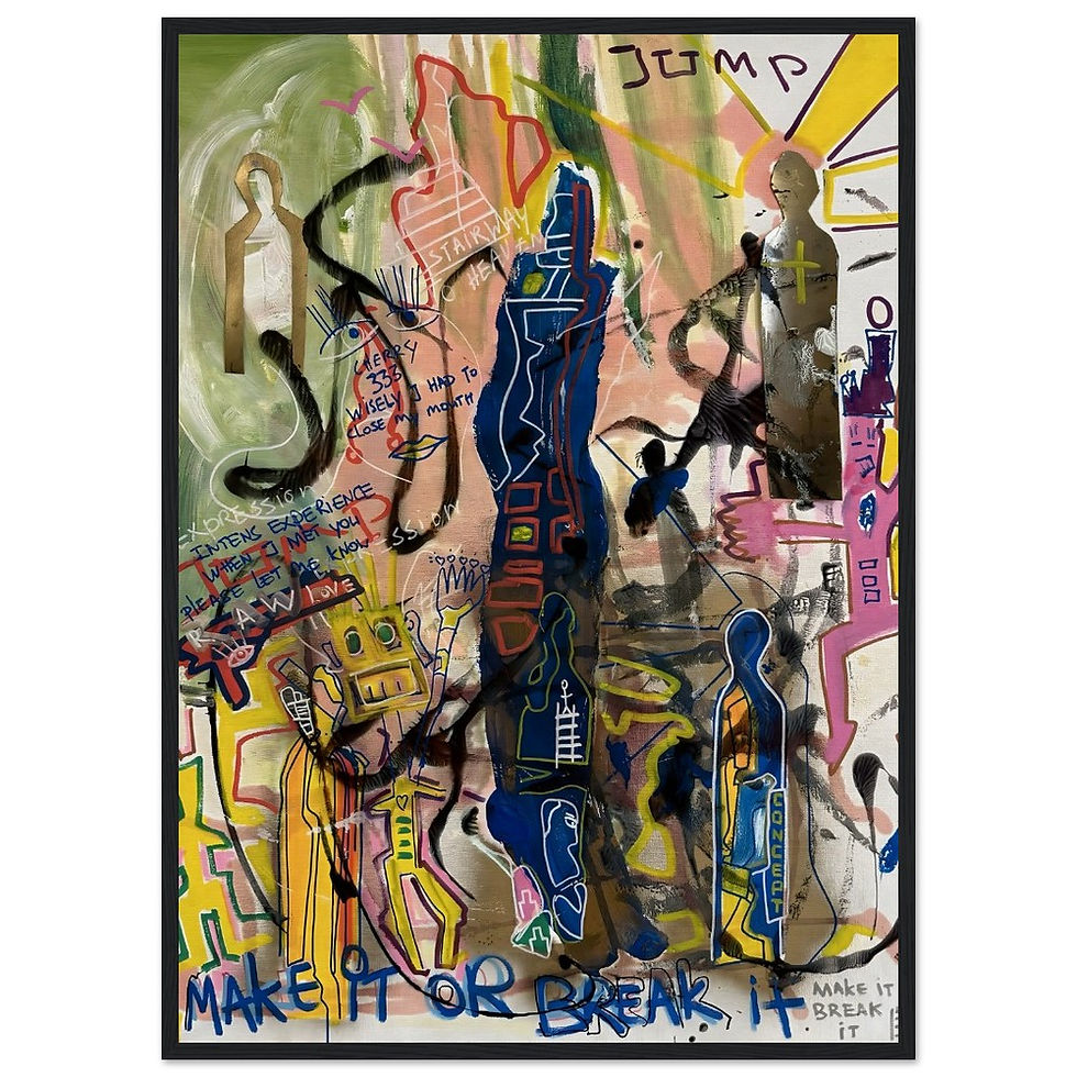 Thumbnail: Make It or Break It - Framed Poster Print