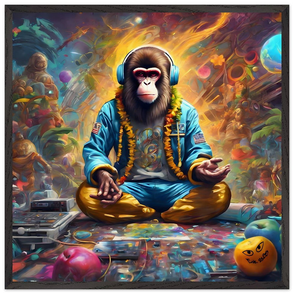 Thumbnail: Zen in Motion I - Framed Poster Print