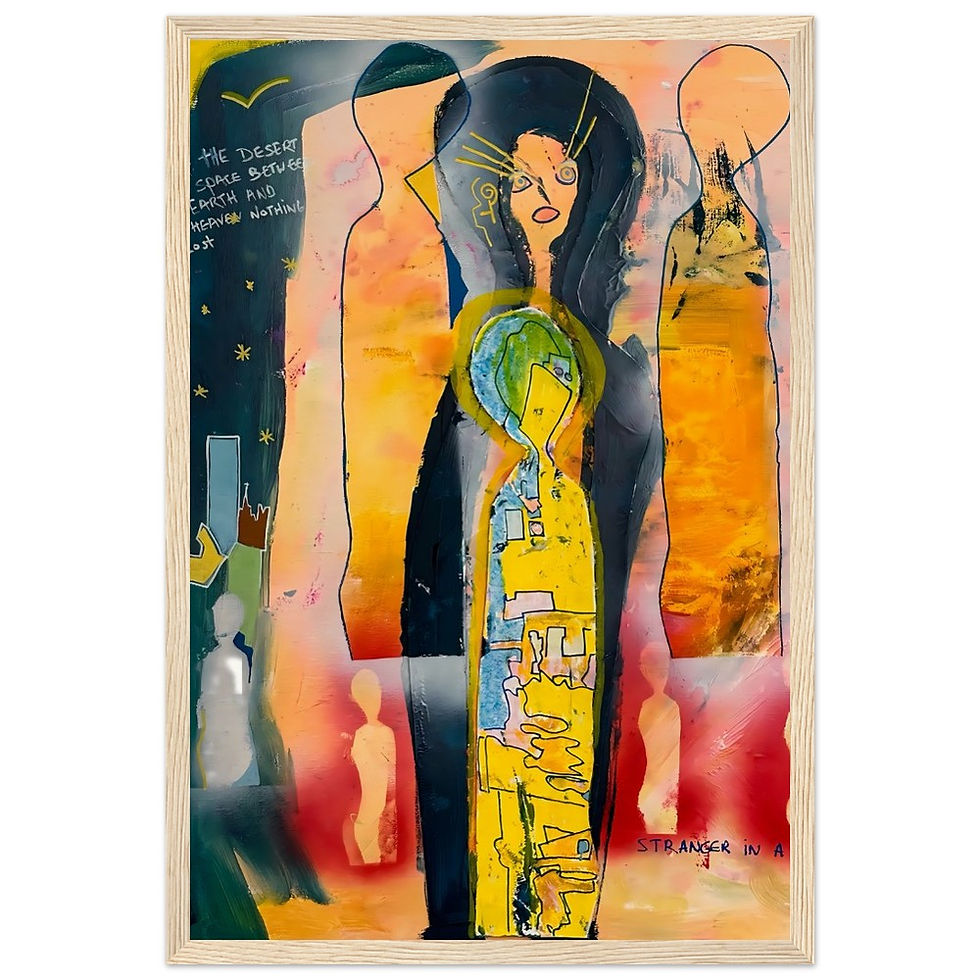 Thumbnail: The Desert’s Echo - Framed Poster Print