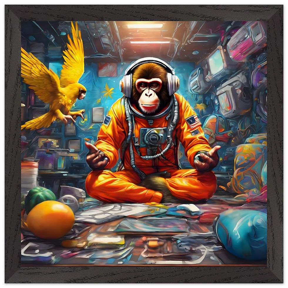 Thumbnail: Zen In Motion III - Framed Poster Print