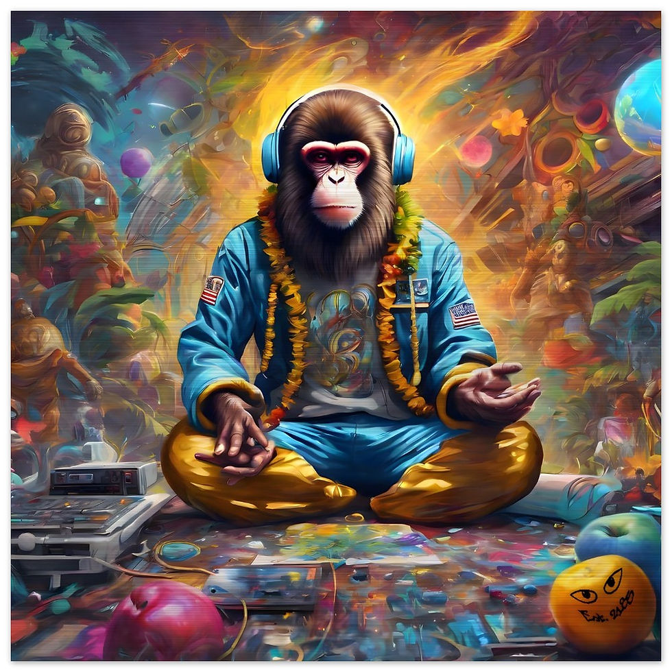 Thumbnail: Zen in Motion I - Aluminum Print