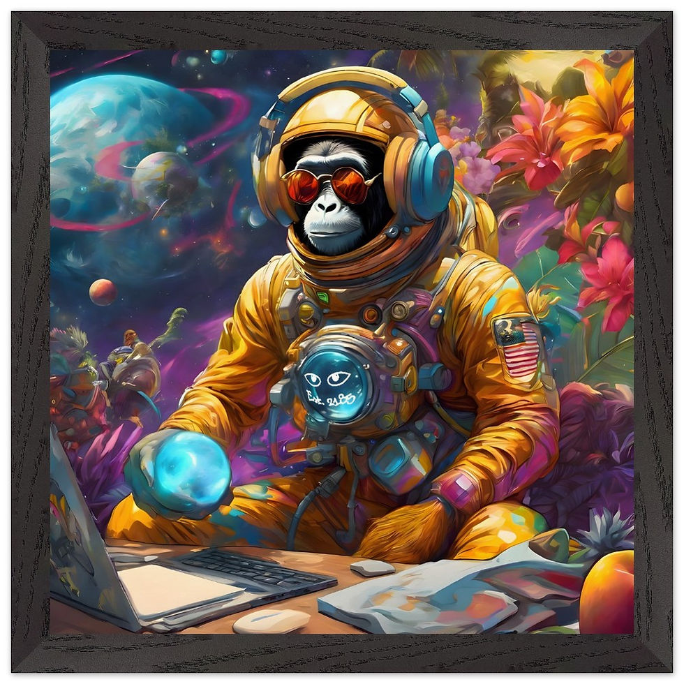 Thumbnail: Zen In Motion IV - Framed Poster Print