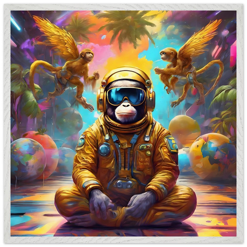 Thumbnail: Zen In Motion II - Framed Poster Print