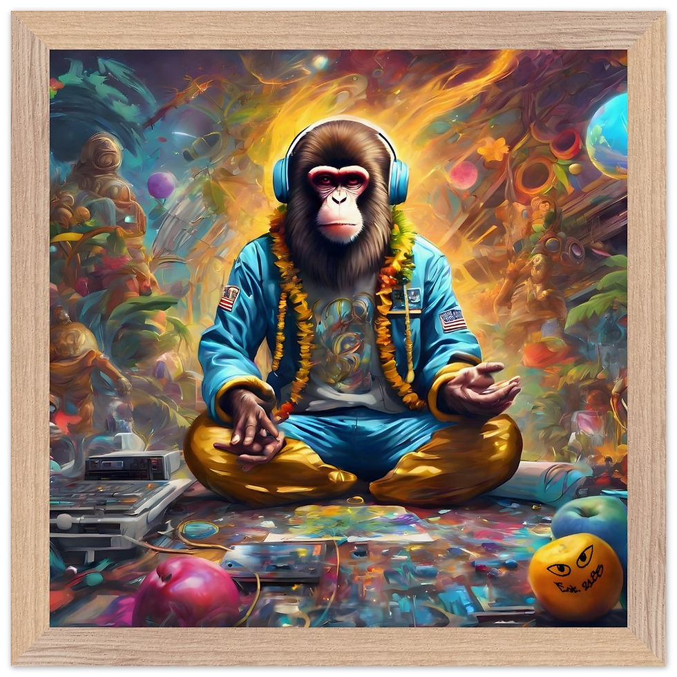 Thumbnail: Zen in Motion I - Framed Poster Print