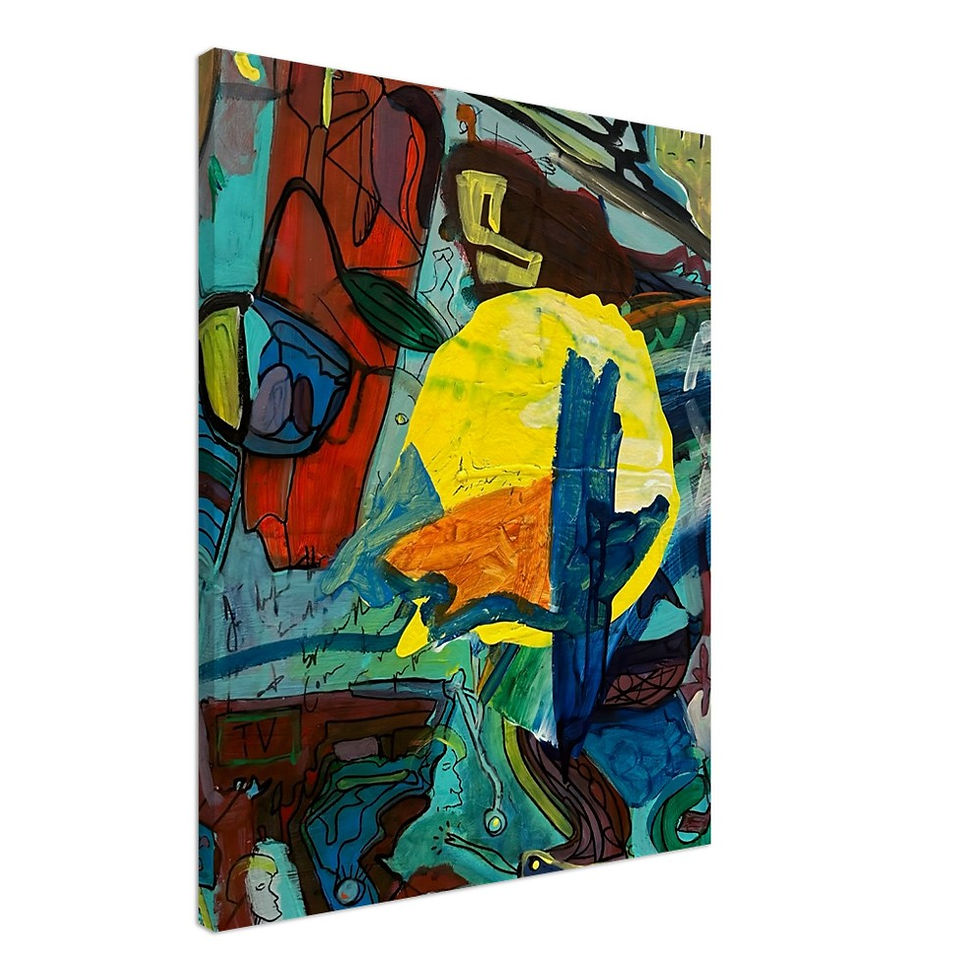 Thumbnail: The Journey to The Destination - (Framed) Canvas