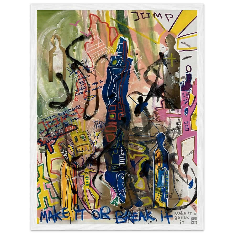 Thumbnail: Make It or Break It - Framed Poster Print