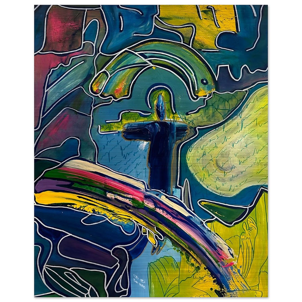 Thumbnail: The Rainbow Keeper - Aluminum Print