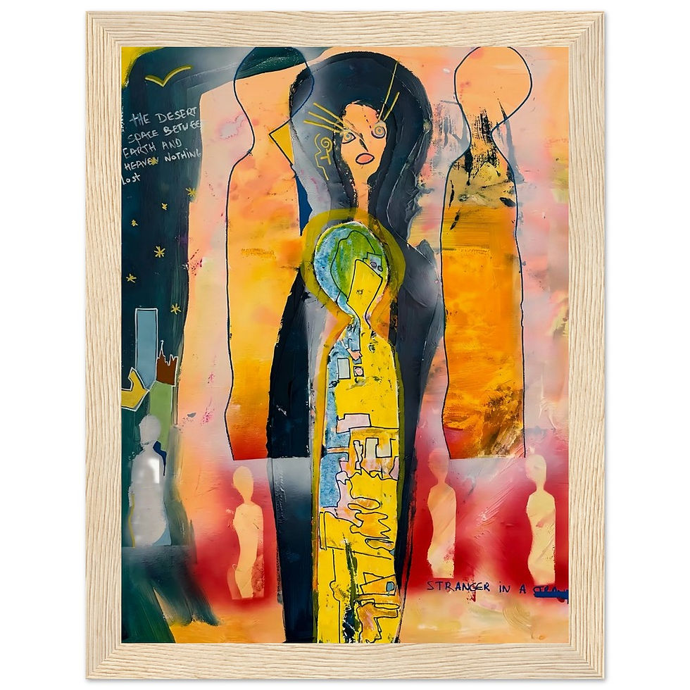 Thumbnail: The Desert’s Echo - Framed Poster Print