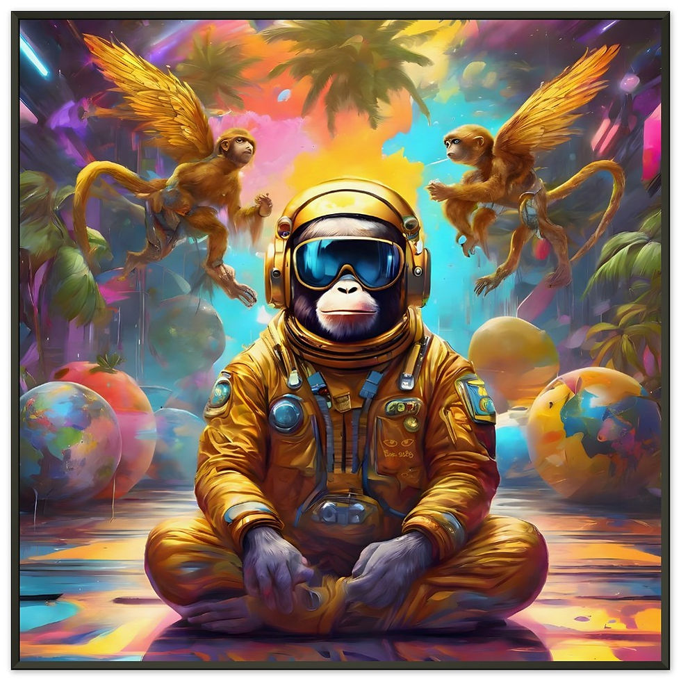 Thumbnail: Zen In Motion II - Framed Poster Print