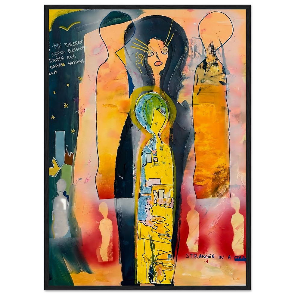 Thumbnail: The Desert’s Echo - Framed Poster Print