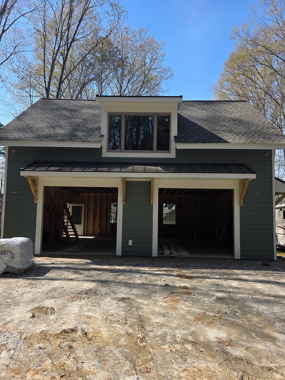 New construction exterior painting