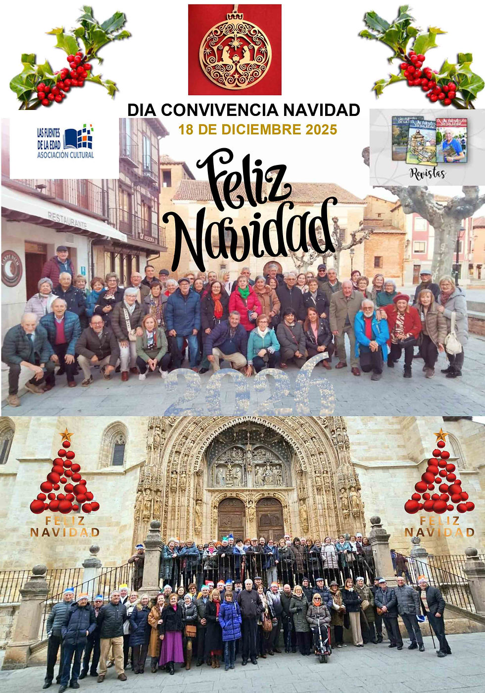 Convivencia Navidad Las Fuentes de la Edad 2025