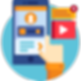 Pictogramme création d'application mobile