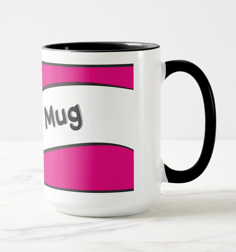 Thumbnail: Personalised Name Mug _ Pink Colour