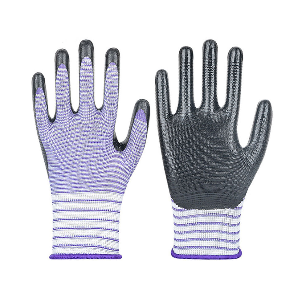 Miniaturbild: (N1201)6 Pairs Seamless Knit Nylon Glove