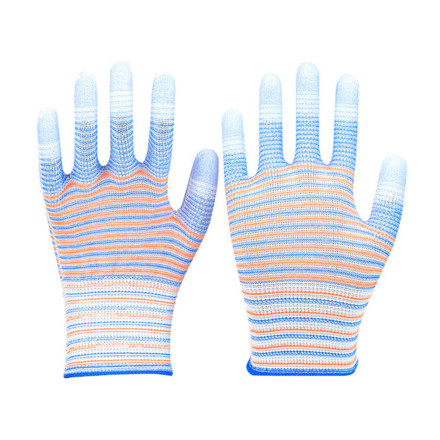 (N1701)6 Pairs Seamless Knit Polyester Glove