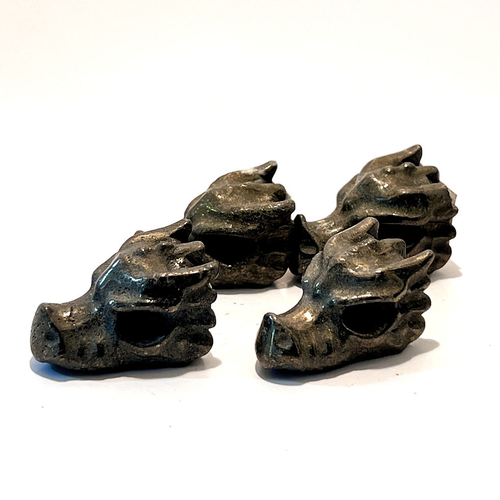 Miniatura: Dragon Head Shape Carving 
