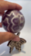 Miniatura: Esfera Chevron Amatista 