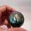 Miniatura: Green and Blue Labradorite Sphere