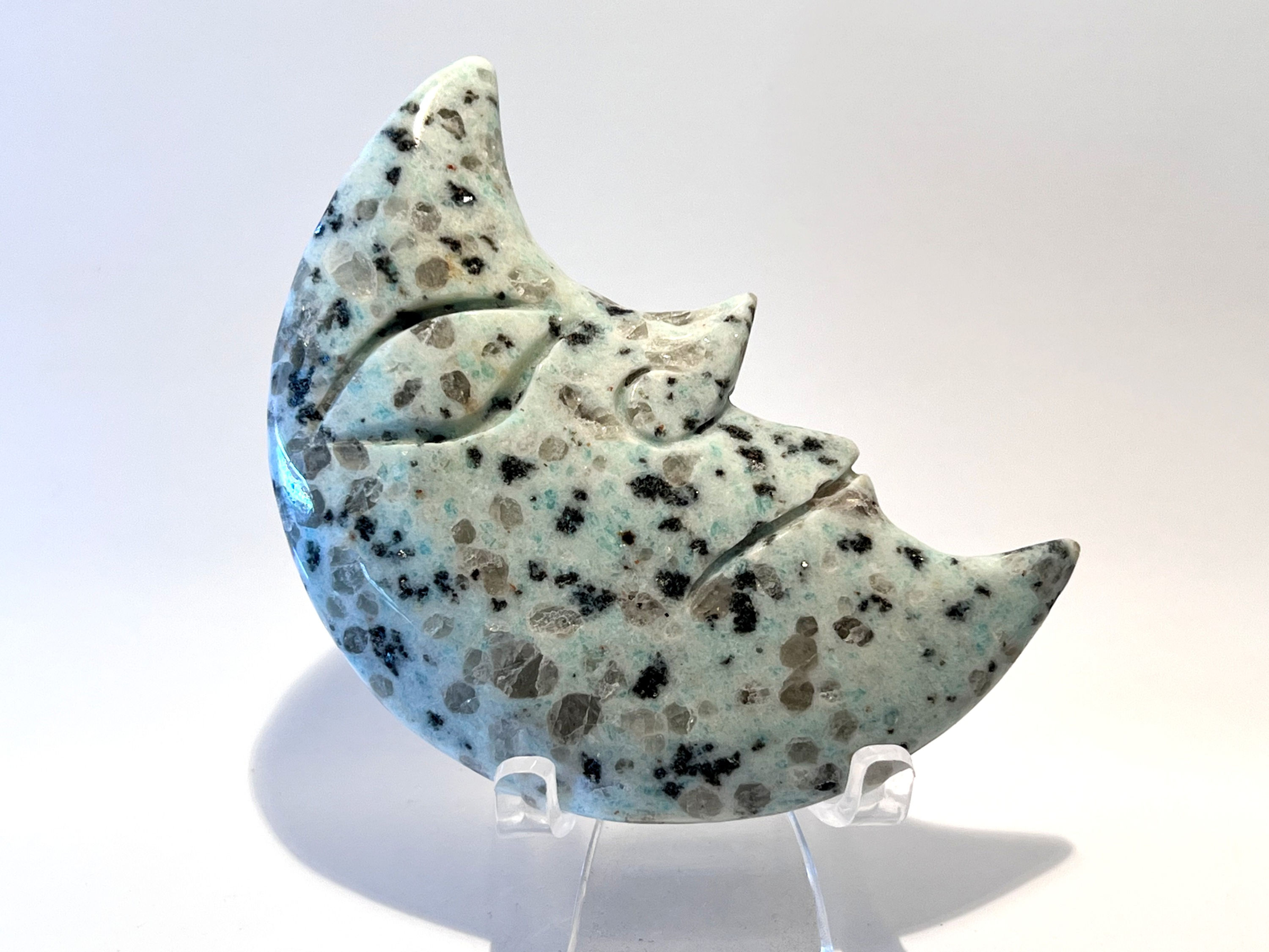 Kiwi Jasper Moons Carvings