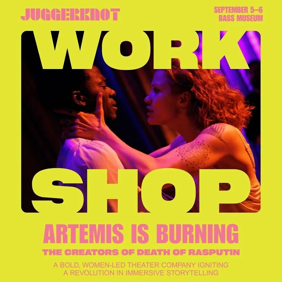 Artemis Is Burning — Immersive Workshop Series