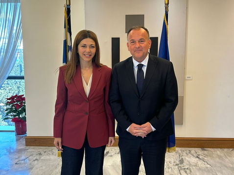 Συνάντηση εργασίας με την Υπουργό Παιδείας, Σοφία Ζαχαράκη