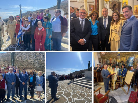 Στην Κάρπαθο ο Γιάννης Παππάς, για τις επετειακές εκδηλώσεις του Επαναστατικού Απελευθερωτικού Κινήματος της Καρπάθου του 1944.