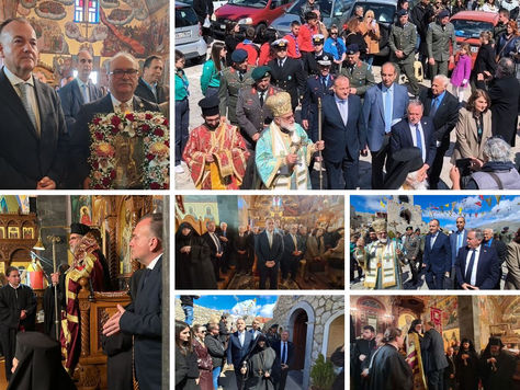 Με λαμπρότητα και κατάνυξη ο εορτασμός του Οσίου Σάββα του εν Καλύμνω