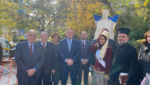 Ο Ιωάννης Παππάς παρευρέθηκε στην εκδήλωση απόδοσης φόρου τιμής στον Πάτμιο Εμμανουήλ Ξάνθο. 