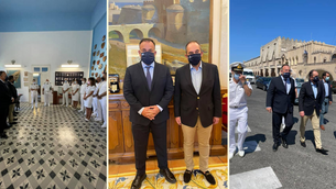 Tον Υπουργό Ναυτιλίας και Νησιωτικής Πολιτικής, υποδέχθηκε ο Βουλευτής Δωδ/σου Ιωάννης Παππάς. 