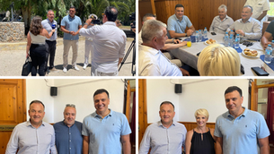 Επίσκεψη του Υπουργού Ναυτιλίας και Νησιωτικής Πολιτικής κ. Βασίλη Κικίλια στη Λέρο – Στο επίκεντρο οι νησιωτικές ανάγκες και οι θαλάσσιες υποδομές