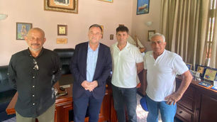 Στη Σύμη ο Βουλευτής Δωδεκανήσου Ιωάννης Παππάς. 