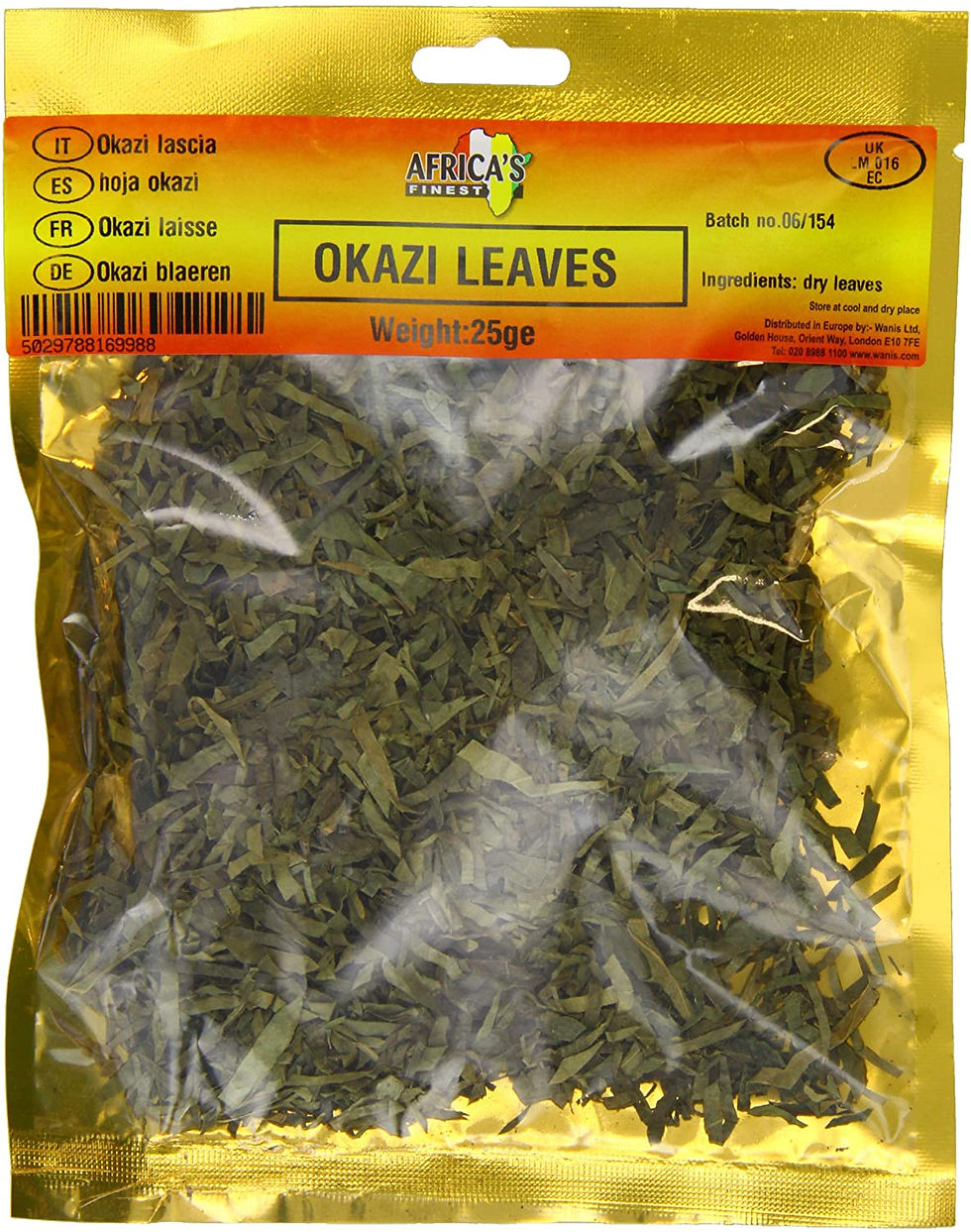 Africa's Finest Dried Okazi Leaves