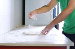 Making Homemade Pizza