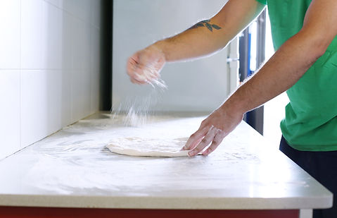 Making Homemade Pizza